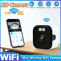 Mini caméra de fenêtre remplaçant les caméras extérieures, caméra WiFi 2,4/5 GHz, résolution 3MP, vision nocturne couleur intégrale via la fenêtre 1