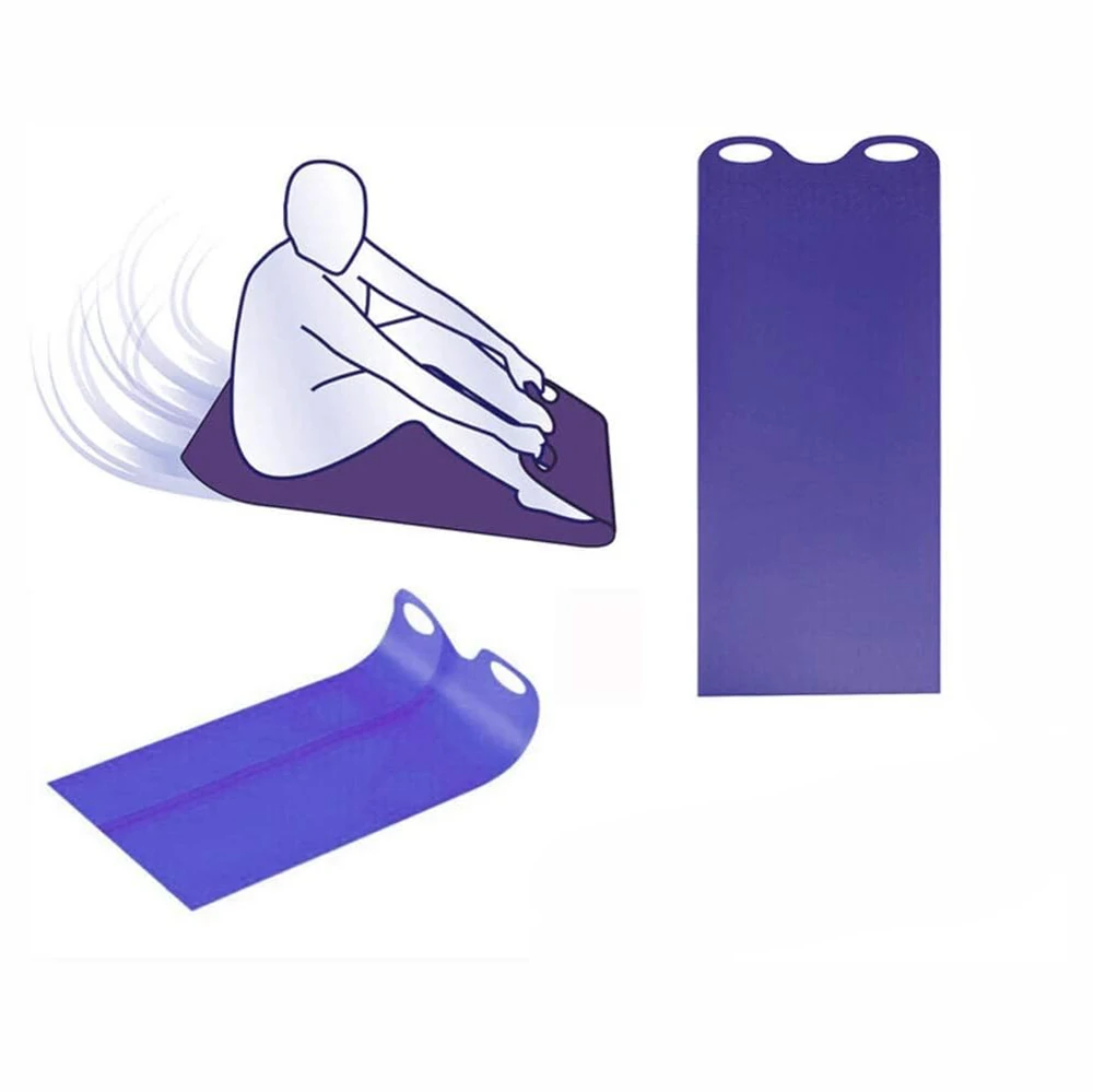 Roll up Flexible Snow Sled Mat for Kids Adults Flying Lightweight Plastic Snowboard Sled High Speed Snow Sledding