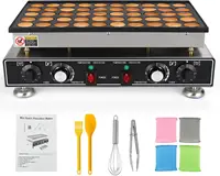 Mini Pancake 50pcs Mini Dutch Pancake 1600W Mini Pancakes Machine Commercial Pancake Electric Dutch Panc 1