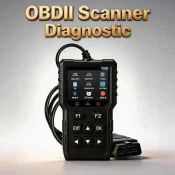 Scanner Diagnostico OBD2 per Auto, Lettore di Codici di Errore del Motore, Diagnostica Tutti i Veicoli con Protocollo OBD II dal 1996