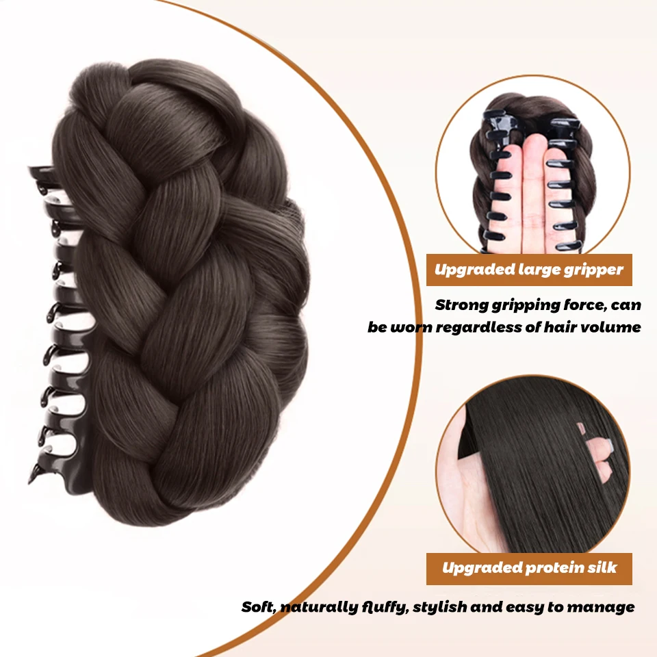 Synthetic Feather Hair Clip for Women