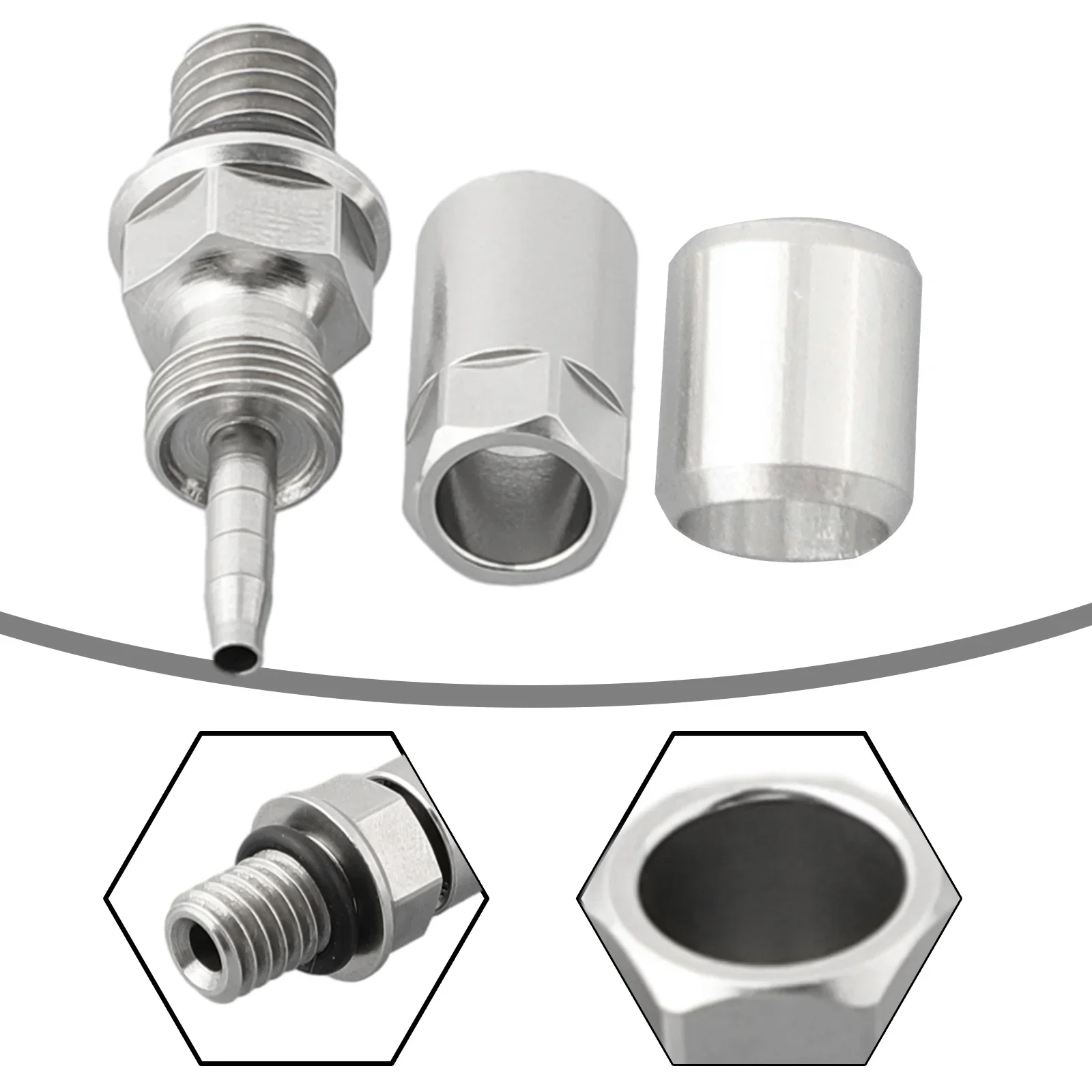 Bicycle Brake Olives 1Set Brake Hose Olive Connector Hydraulic Hose Adapter For AVID-Formula bicycle brake olives