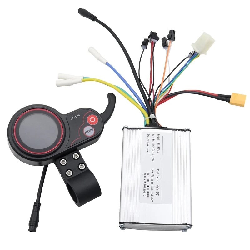 

48V 21A Electric Scooter Brushless Controller+TF-100 6Pin LCD Meter For KUGOO Kukirin M4/M4 Pro Repair Replacement Parts