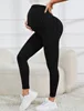 Women's Maternity Leggings Over The Belly Full Length Pregnancy Yoga Pants Active Wear Workout Leggings 5