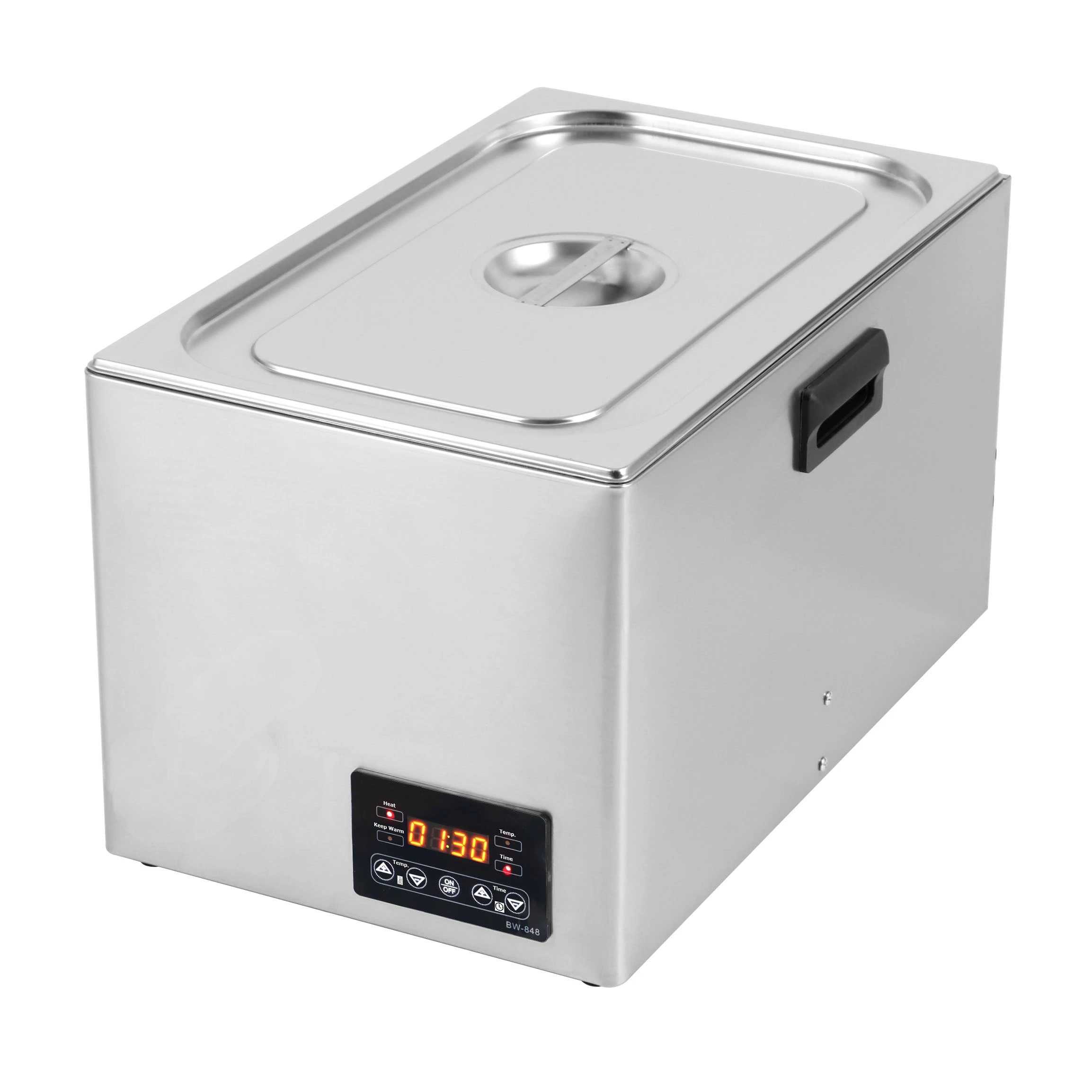 Stainless Steel Kitchen Equipment Supply 26L Full Size Industrial Slow Cooker With Valve 2
