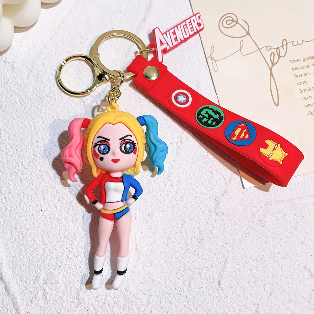 Fashion Cartoon Keychain Cute Gilr Fantasy Key Chain Women Bag Pendant Ornaments Girlfriends Car Keyring Gifts Accessories