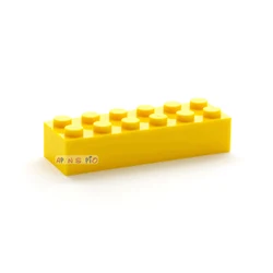 20PCS/lot Building Blocks DIY High 2x6 Dots 16Color Bricks Size Compatible With 2456 DIY kids Toys Educational for children