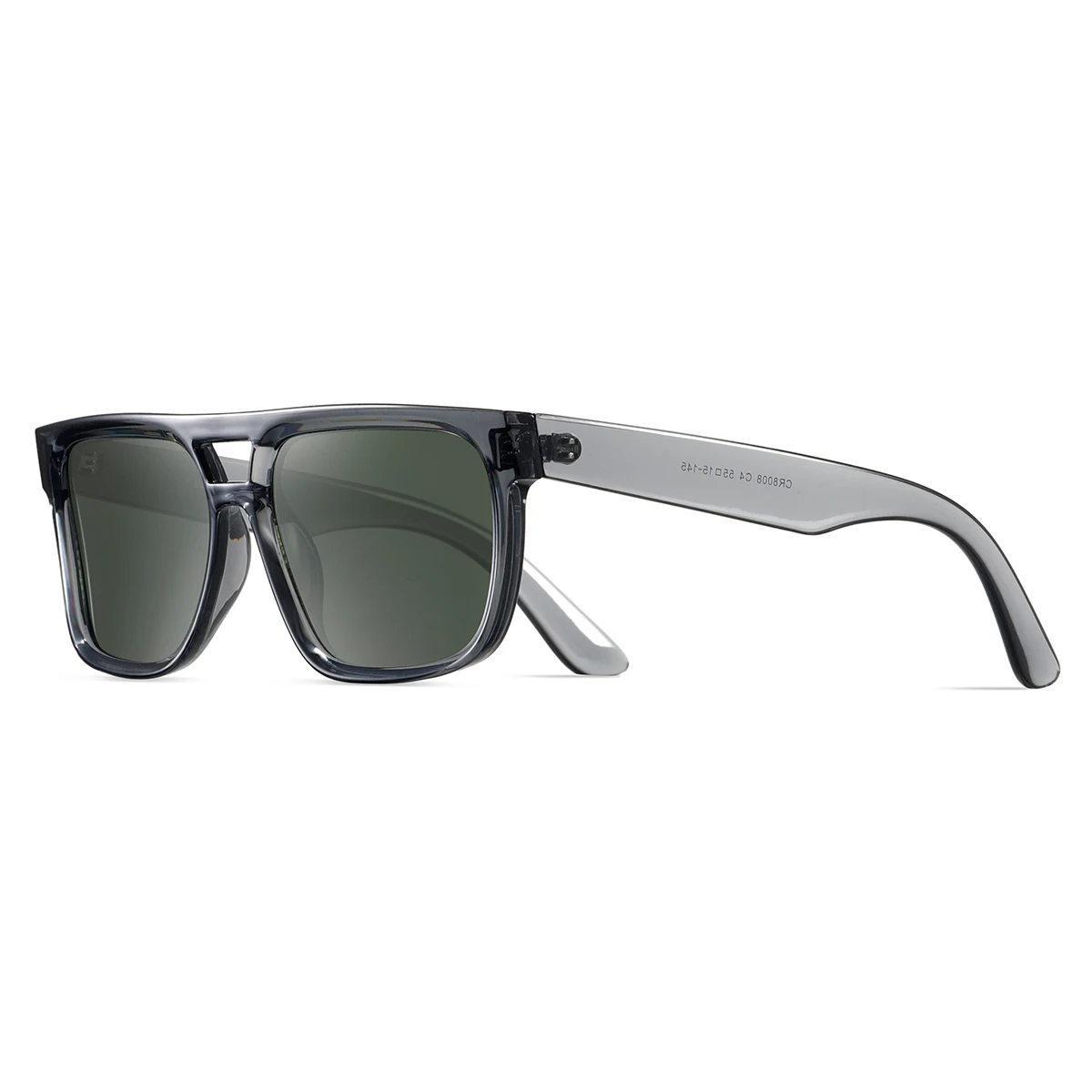 CRIXALIS Vintage gewölbte Sonnenbrille für Damen, modische Designer-Sonnenbrille mit doppeltem Träger, quadratische Sonnenbrille für Herren, UV400-Schutz für Damen – Detail 10