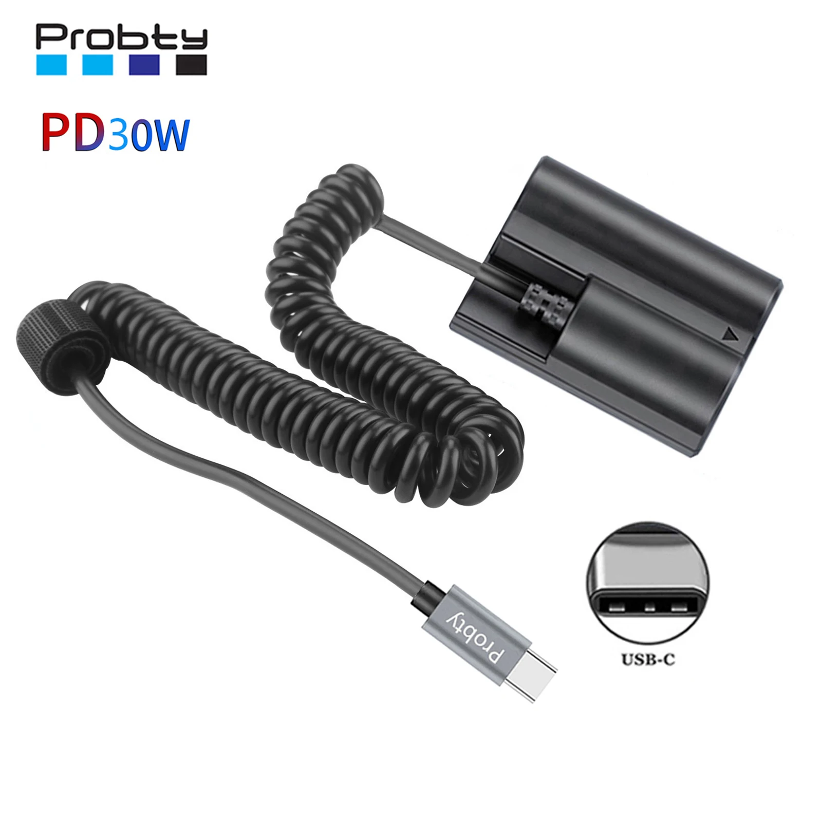 Batteria Fittizia NP-W235 Con Cavo USB Per Fujifilm X-T4 / GFX100S, Alimentazione Continua Da Power Bank, Finto Pacco Batteria