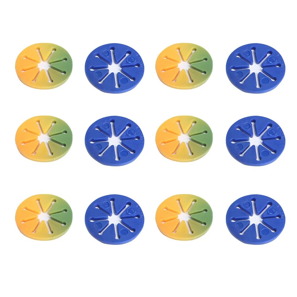 

28pcs Sock Holders Plastic Stockings Ring Clip Locks Washing Sorters Organizer Tool (Random Color)