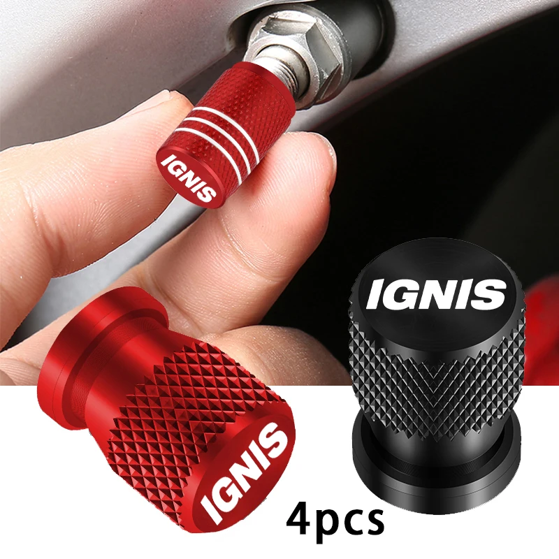 

For Suzuki Ignis Car Wheel Tire Valve Caps Tyre Stem Covers Airdust Waterproof Accessories