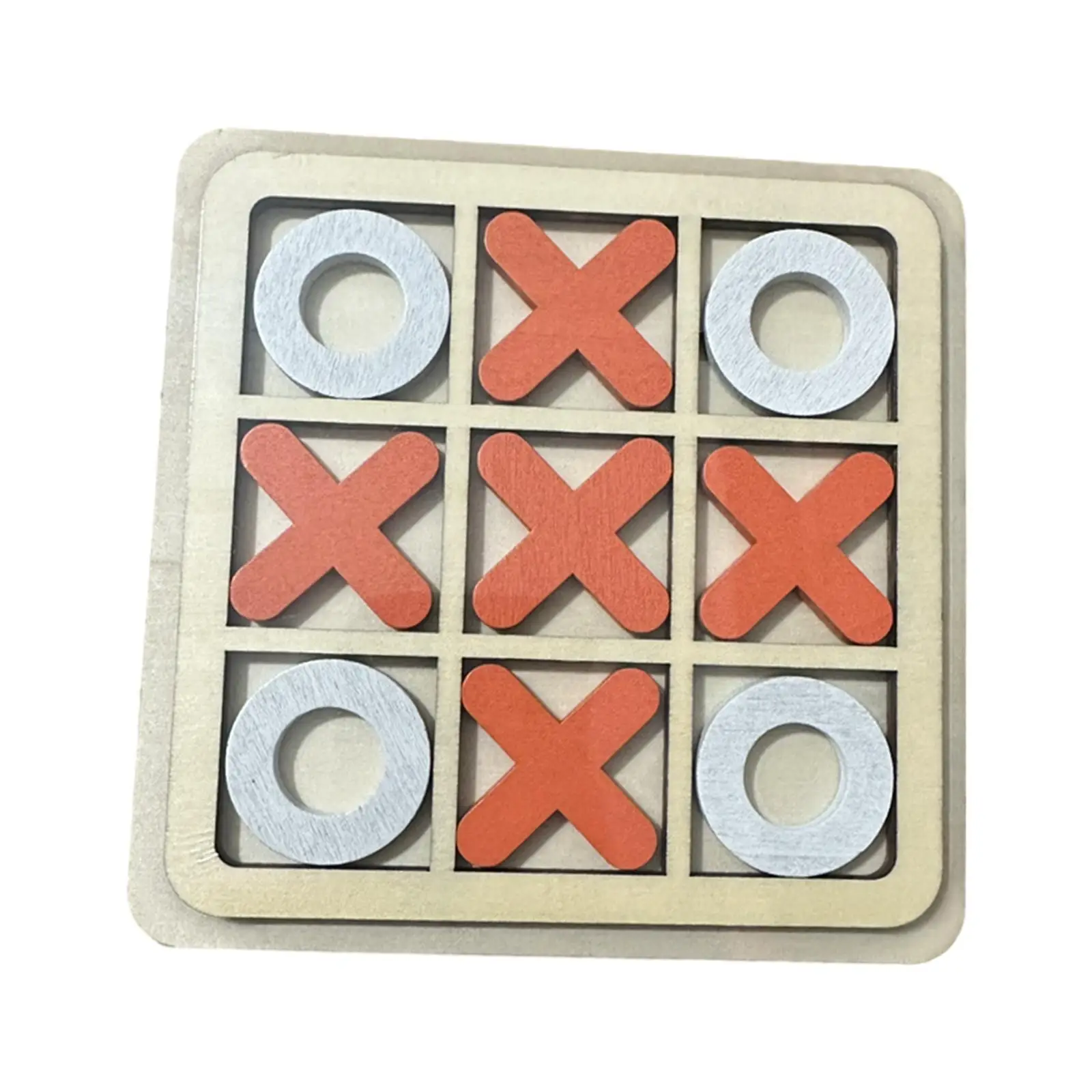 Tavola Di Legno Tic Tac Toe Game Xo Table Toy Puzzle Games Leisure Intelligent Brain Teaser For Entertainment Coffee Table Decor