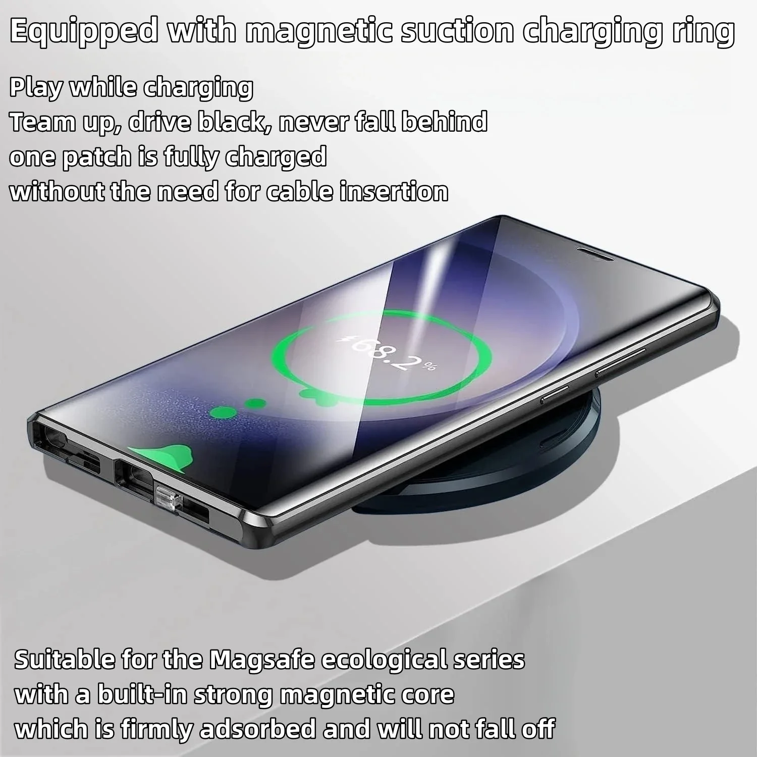 For Samsung Galaxy S23 S22 S24 Ultra Case Magnetic MagSafe 360°Metal aluminum alloy Full Surround Screen Glass Protection Cover