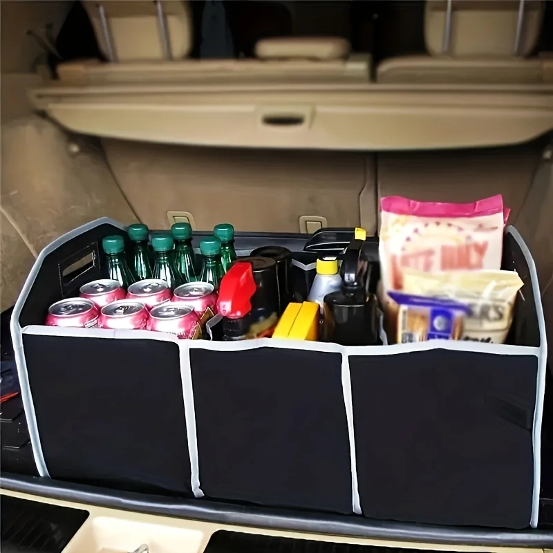 1pcCar back-up storage box car interior accessories folding storage box, car non-woven fabric storage box 4