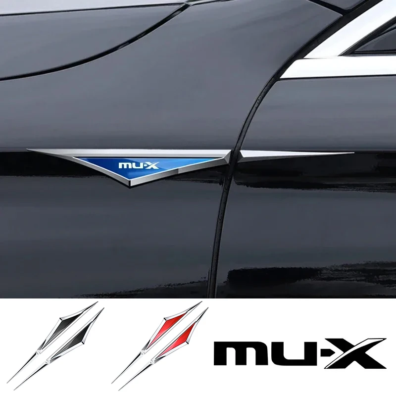 

2pcs Car side door body front door metal modified decorative stickers car accsesories for Suzuki mux mu-x