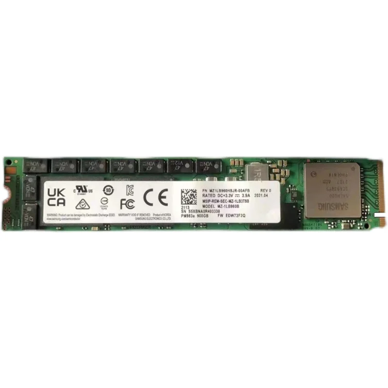 

PM983a 900G 22110 Enterprise SSD/PE6110 1.92T M2