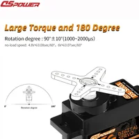 DSpower 5g Micro Digital Servo Mini Servos plastic/Metal Gear Motor for RC Car WLtoys k969 k989 k999 Mini Q Airplane ROBOT - Image 3