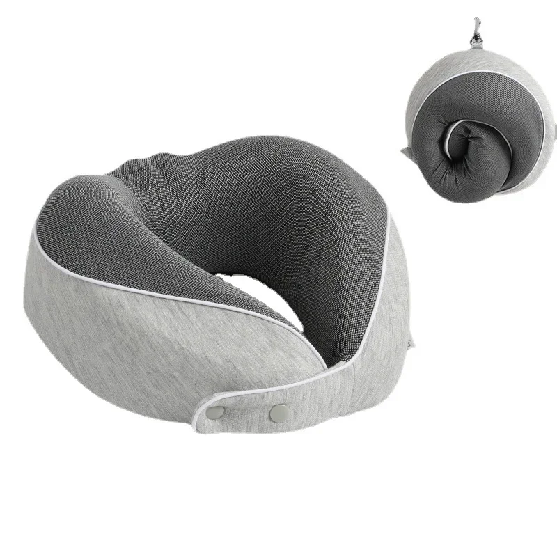 

Travel Pillow Memory Foam Neck Pillow Comfortable Breathable Cover Machine Washable Airplane Travel Kit 3D Sleep Mask Earplugs