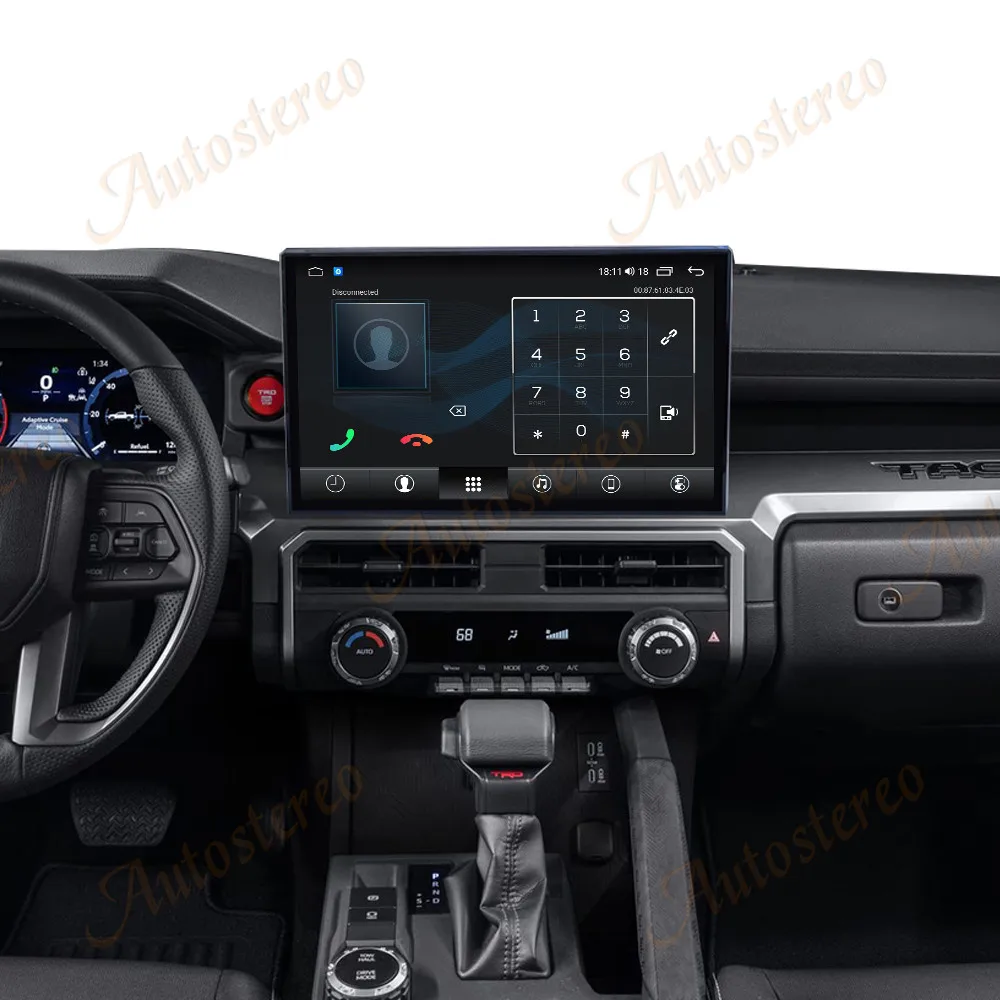 14.6 Inch Android Car Tape Recorder Radio For Toyota 4Runner 2024 2025 GPS Navig