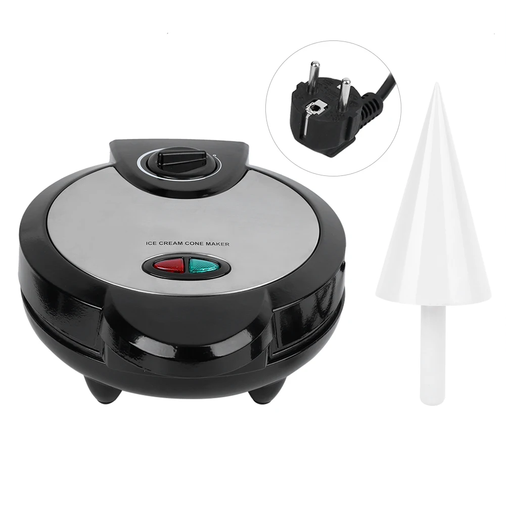 Electric Egg Roll Maker Waffle Baking Pan Ice Cream Cone Machine for Home
