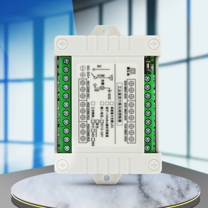 

Беспроводной дистанционный переключатель с переключателем постоянного тока 12 В/24 В дальнего радиуса действия 1000 м для дверей