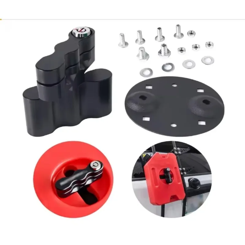 RX-LOX-PM Pack Mount Lock with Keys Locking Pack Mount for RotopaX LOX-PM Fuel or Storage Box