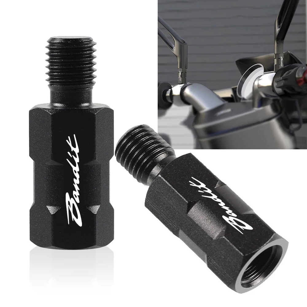 Moto M8/10 Mirror Adapter Screw Riser Per Suzuki Bandit650S Gsf250 Gsf600/S Gsf650/S/N Gsf1200/N/S Gsf1250 Bandit 1995-2024