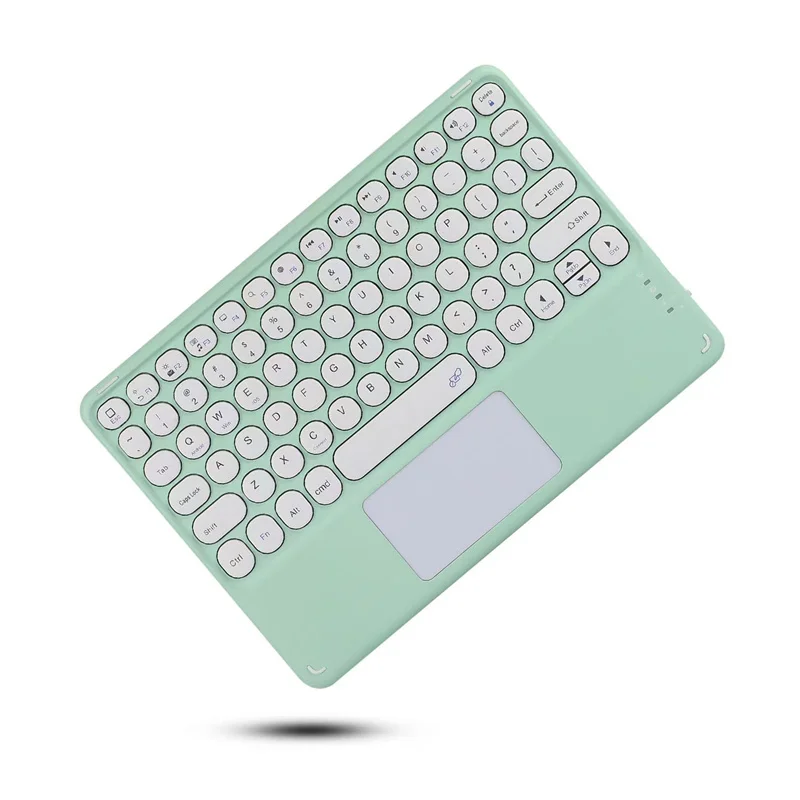 thumbnail image 1 of Teclado inalámbrico Bluetooth español con panel táctil hebreo coreano para IPad Pro Air para Xiaomi Huawei Android Windows Tablet teclado, 1 of 5
