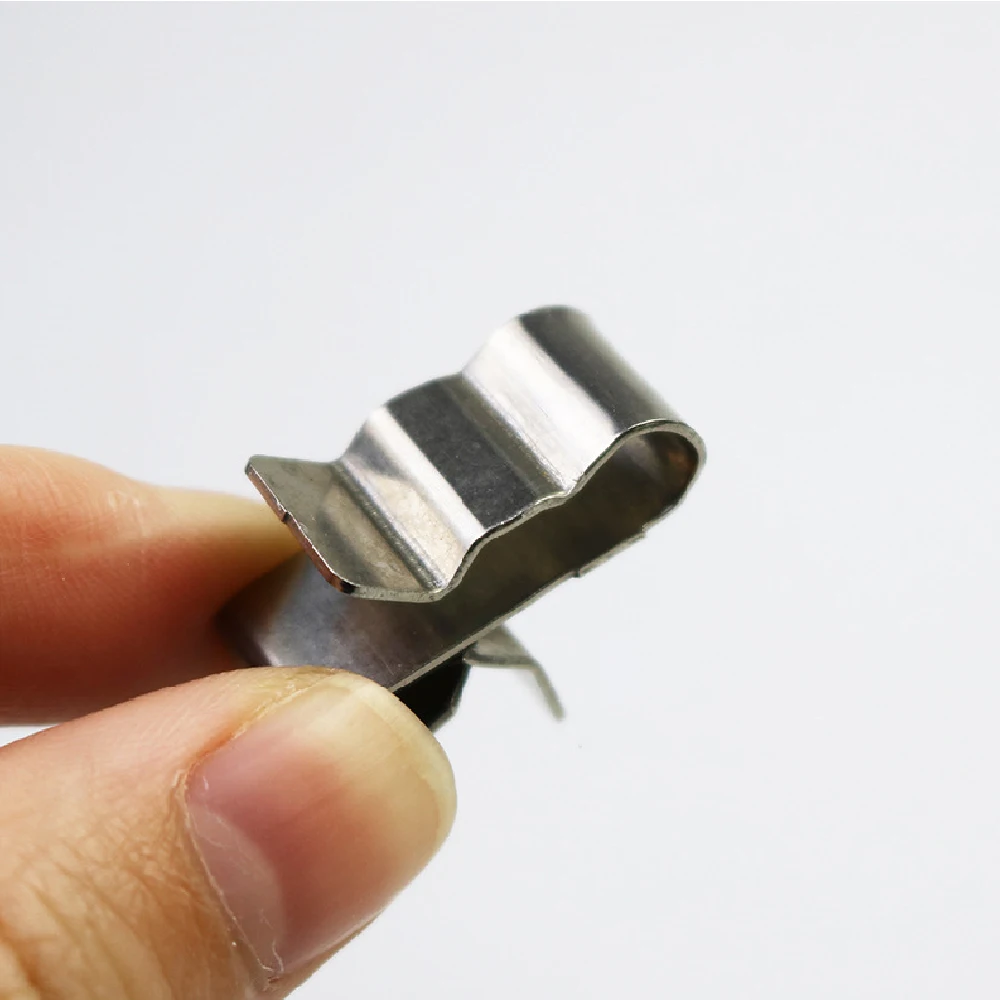 Solar Panel Clips Stainless Steel Solar Panel Cable Clips PV Panel Wire Harness Clamps Solar Cable Fastener Clip For Double Wire
