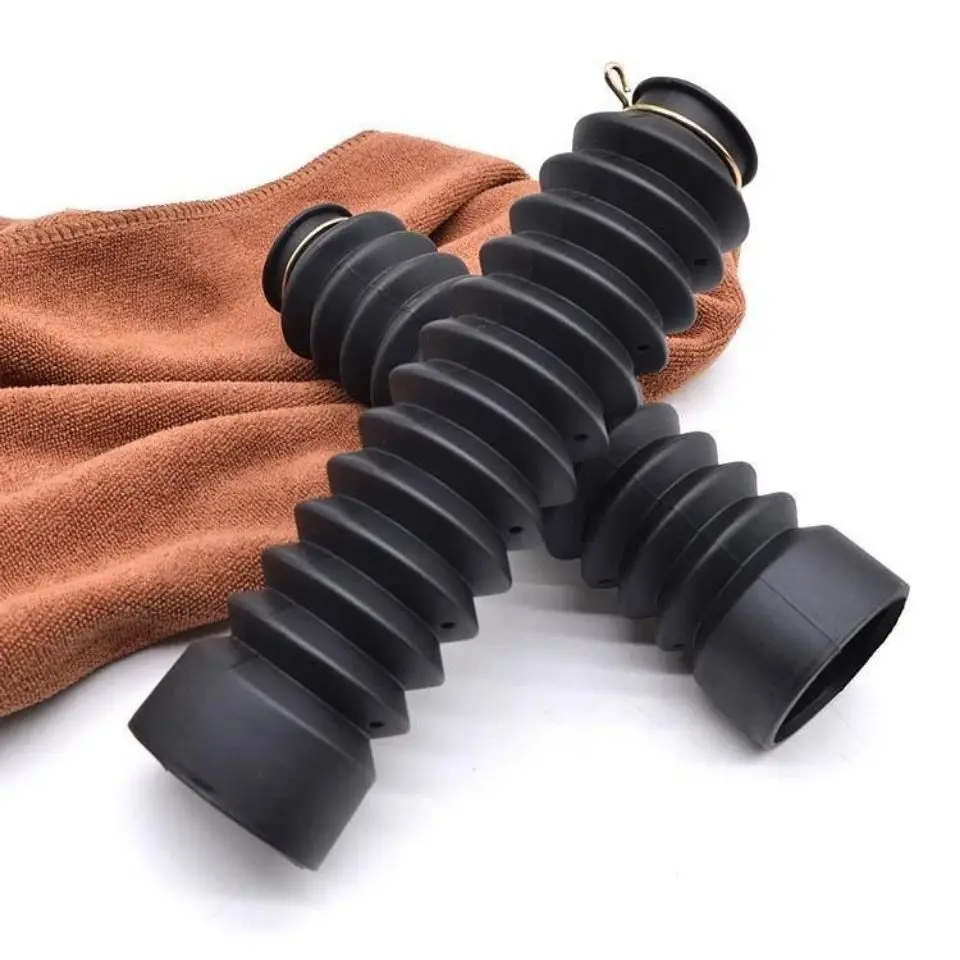 Motorcycle Front Fork Shock Proof Dust Jacket Front Fork Shock Absorber Gaiter Boots Dust Covers Kits Universal for Motorcycle