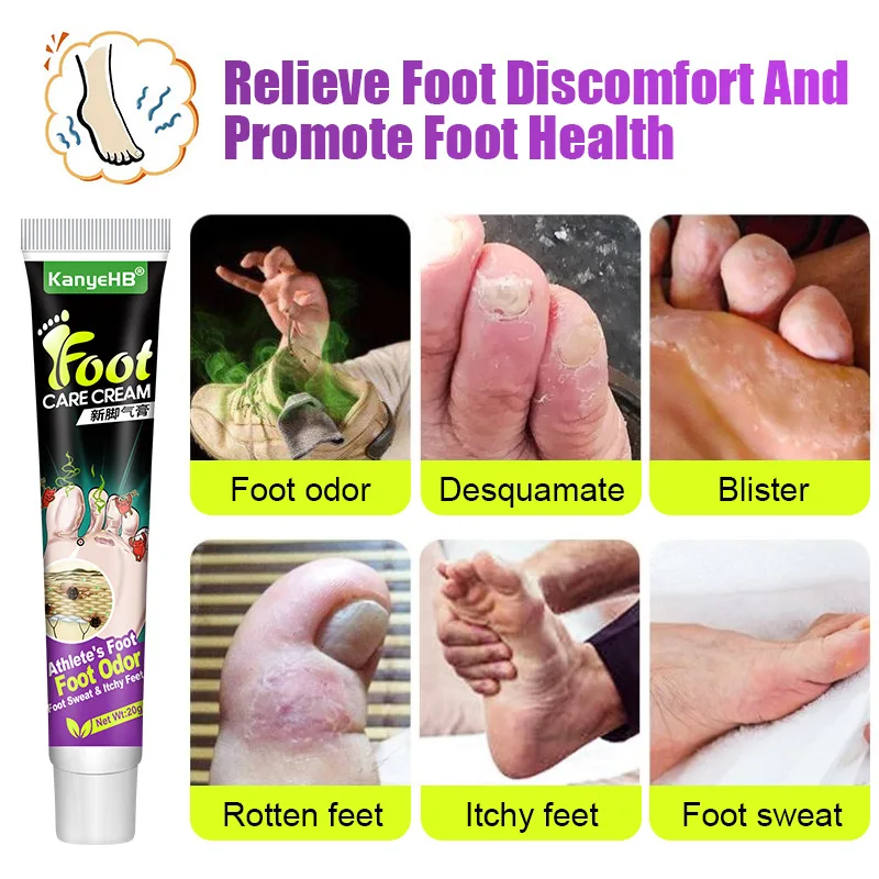 Personal Health Care Pain Analgesic Cream 20g Beriberi Treatment Anti Fungal Infections Foot Cream Anti-itch Athlete Relief Itch Erosion Peeling Blisters Medical Plaste