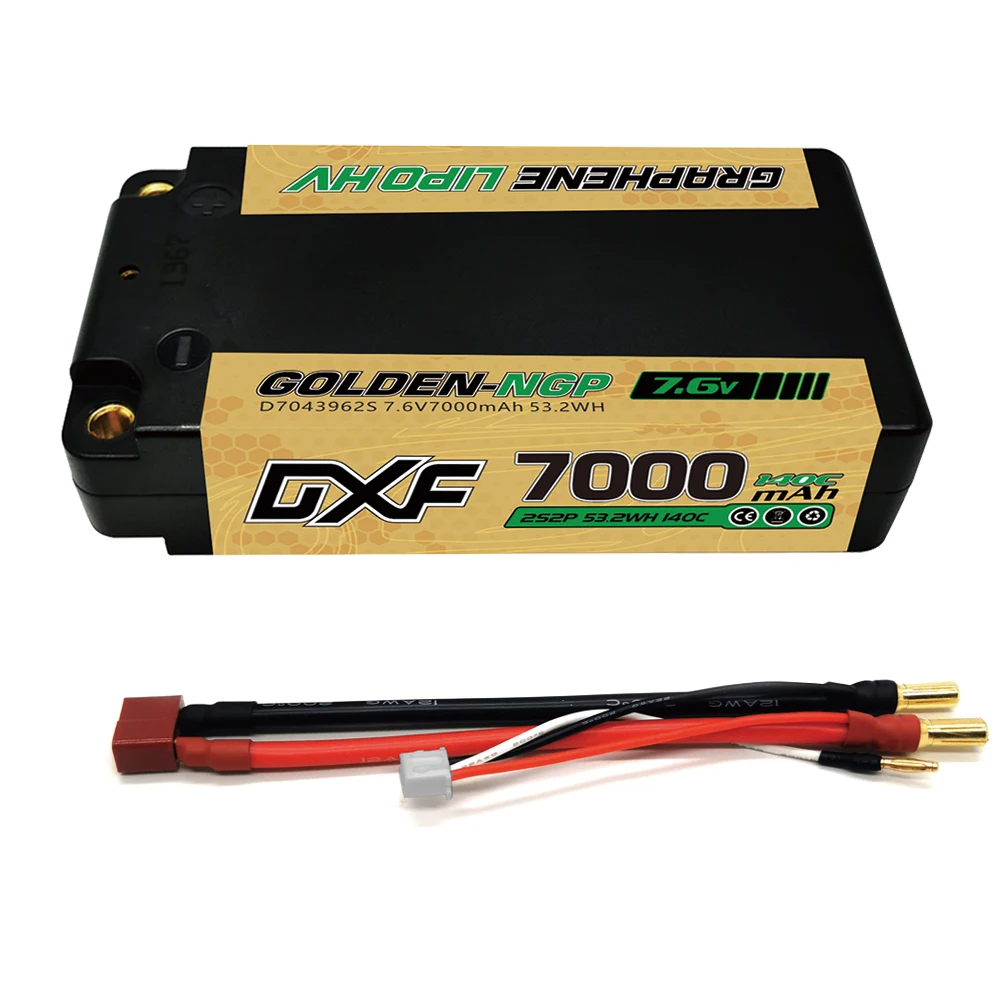 Lot 5PCS 2S 7.4V 1400mAh LiPo Batterie RC avec Connecteur CT5MM