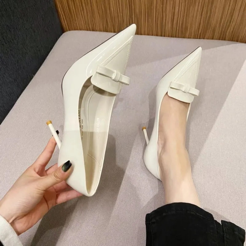 

Женские туфли на высоком каблуке, привлекательные туфли большого размера для банкета и работы, весна-осень 2024