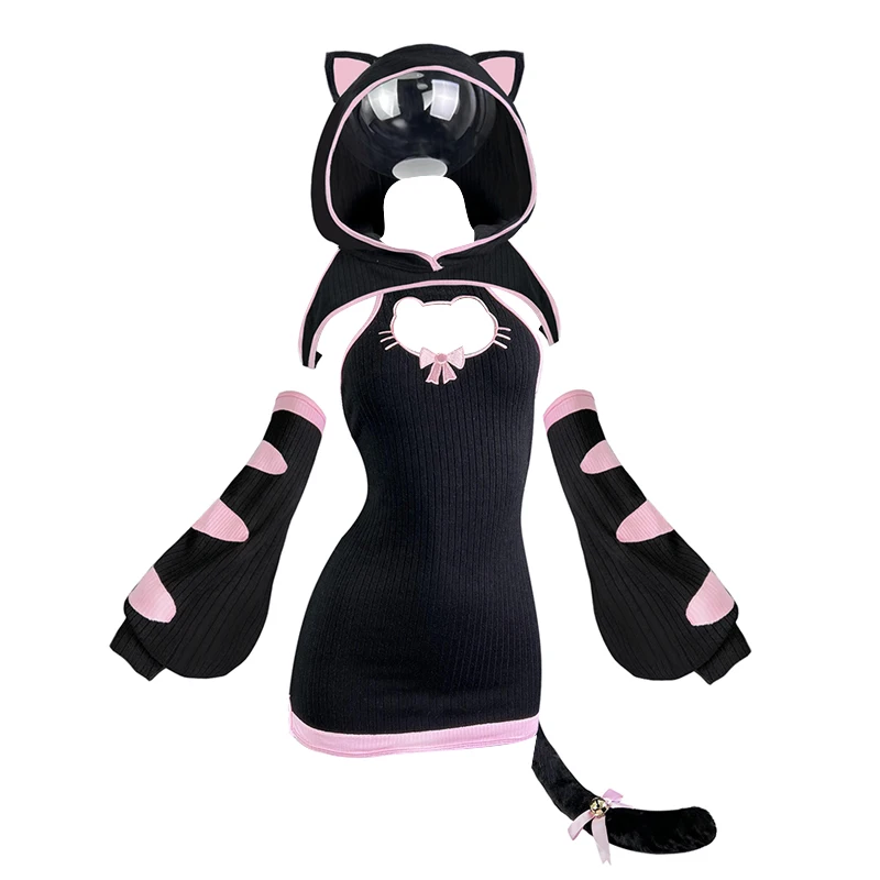 koruraclub-lovely-women-s-tabby-cat-halloween-cosplay-costume-knit