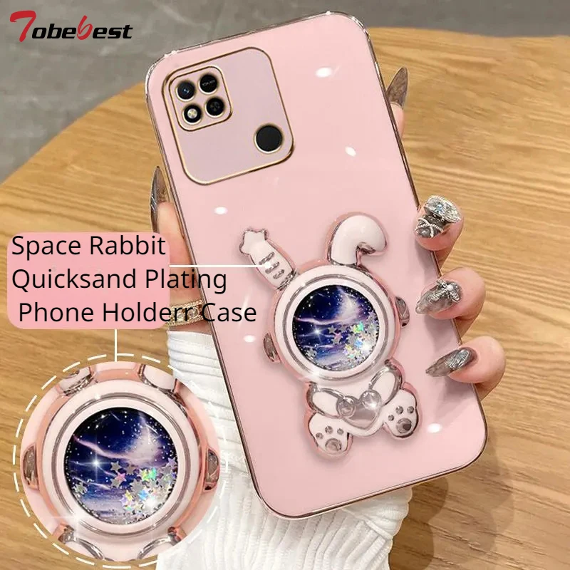 Husă telefon space rabbit cu suport pentru xiaomi redmi_voghion.com
