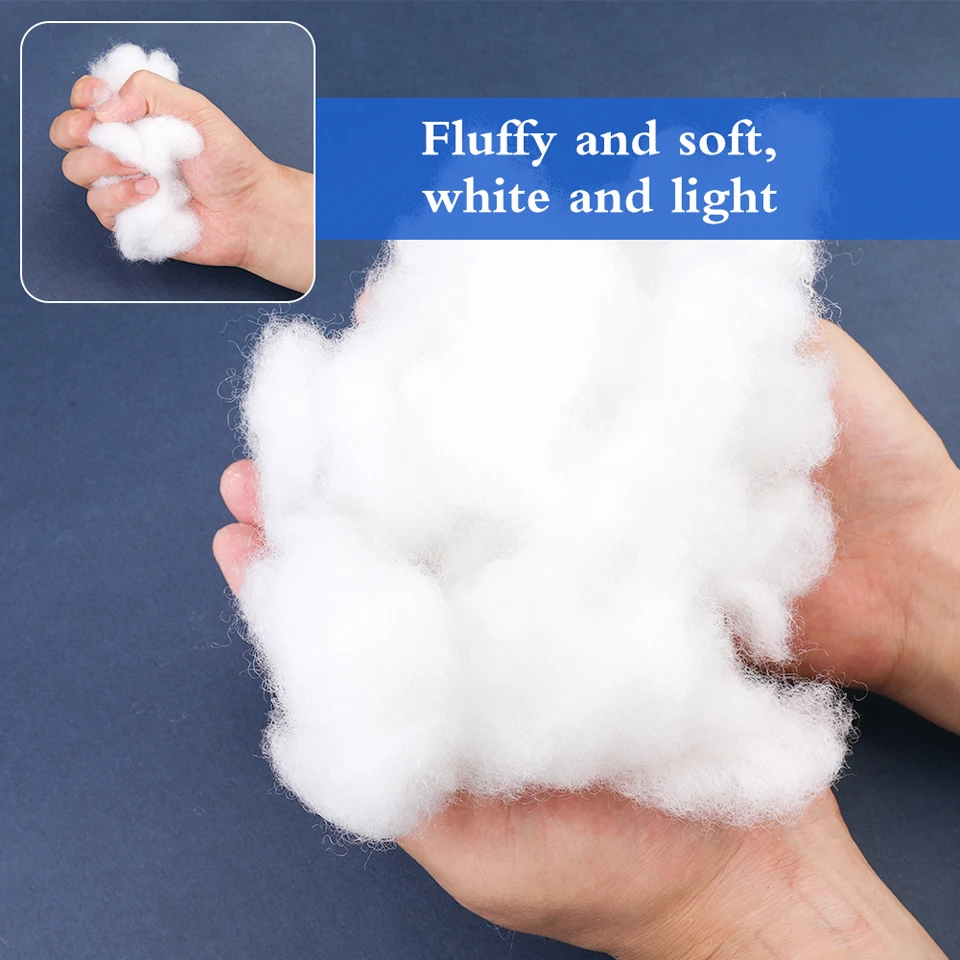1.8-19.4oz Polyester Fill Stuffing for Stuffed Animal and DIY Projects