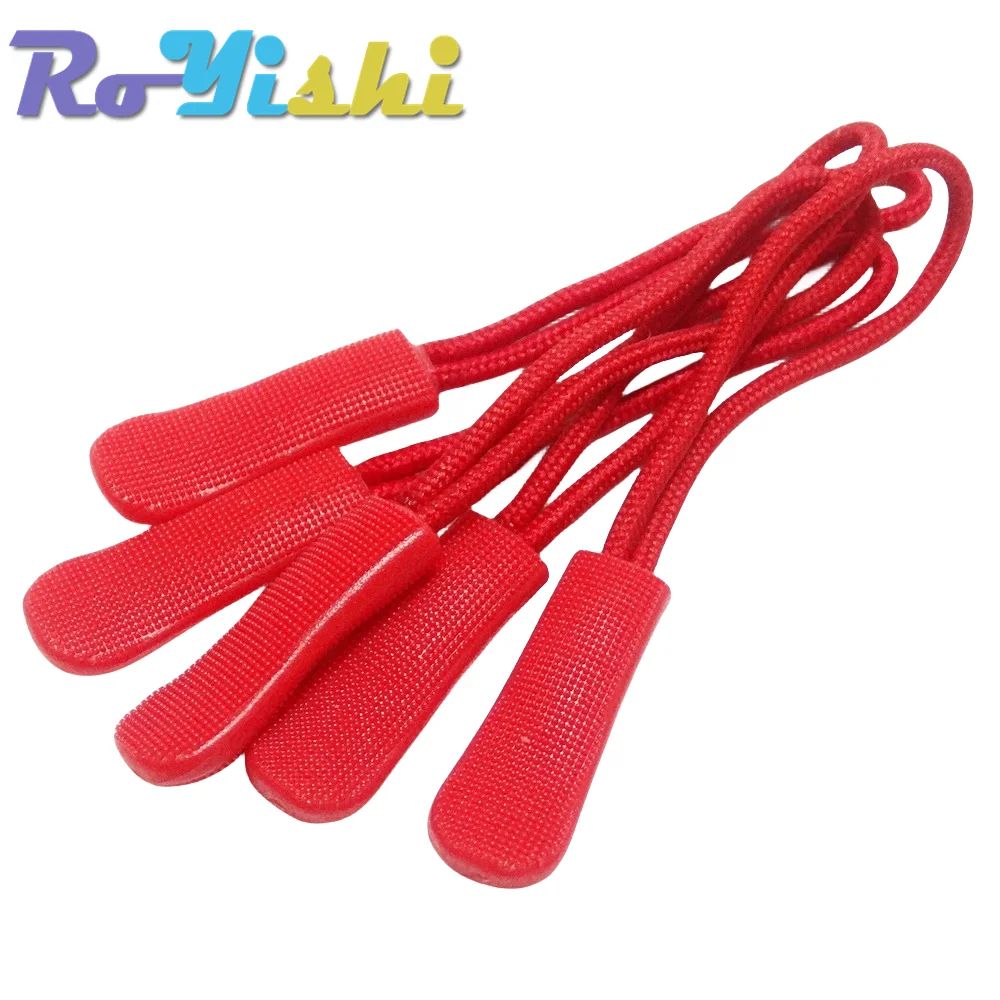 10 Stück/Packung Mix Color Cord Zipper Pull Strap Lariat Schwarz für Bekleidungszubehör – Detail 13