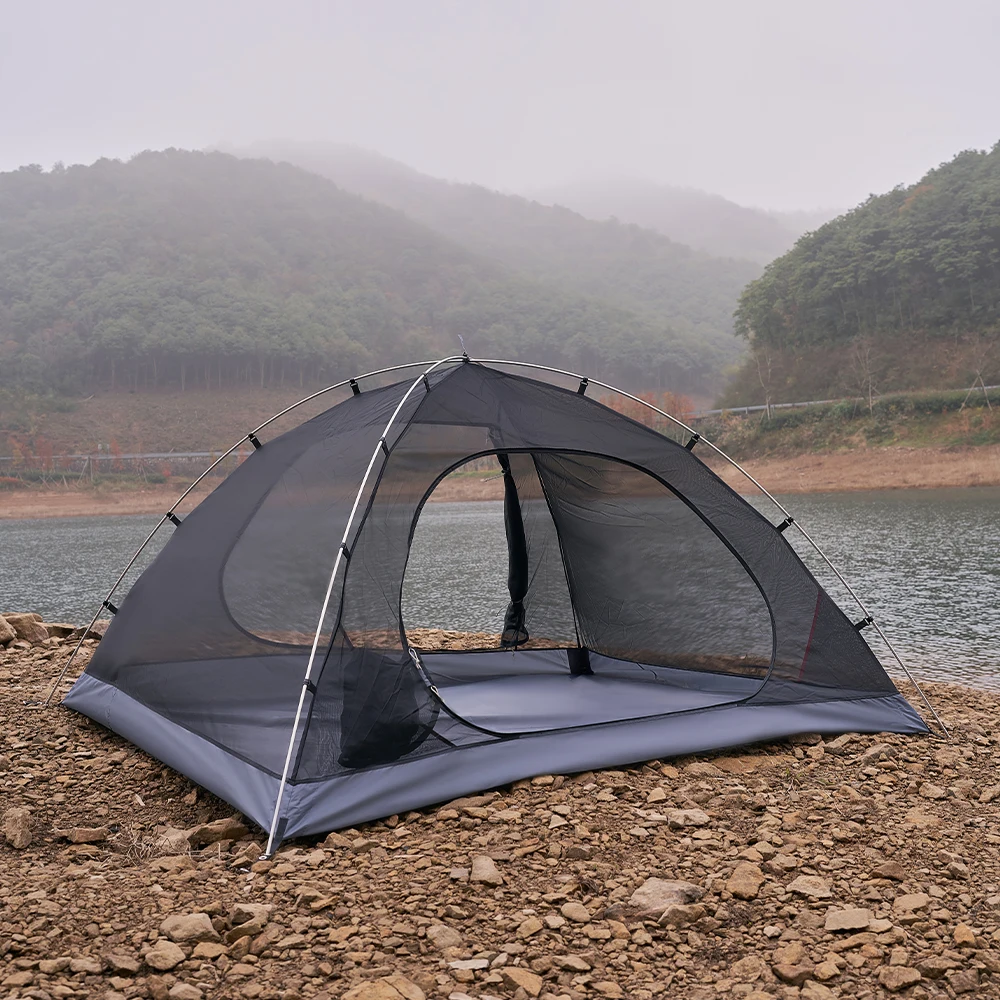 Outdoor Camping Tent Backpack Tent Rainproof Windproof Sunscreen 3 Season for 2-4 People Portable Ultralight Travel