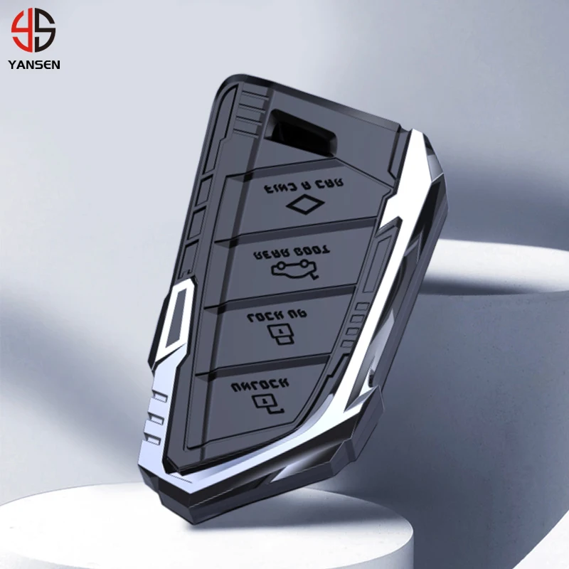 

Fashion Car Key Case Fob Cover Shell For BMW X1 X3 X5 X6 F15 F16 F48 G01 G02 F48 G30 G38 525 540 740 1 3 5 7 Series Keychain