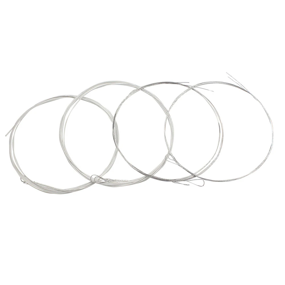 Description Picture 5 of item6Pcs/Set Mandolin Strings M100 Silver Plated Copper Alloy Wound High Quality Plated Steel Smooth String Mandolin Accessories