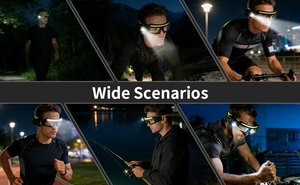 safety glasses with lights rechargeable