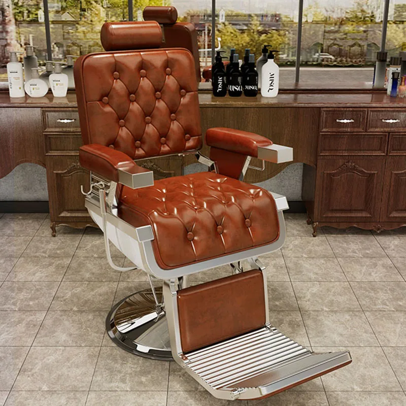 Cosmetic Swivel Barber Chairs Aesthetic MakeupTattoo Facial Barber Chairs Lounge Taburete Estetica Con Ruedas Barber Furniture lounge barber chairs swivel beauty spinning spa reclining facial barber chairs adjustable taburete con ruedas furniture wj35xp