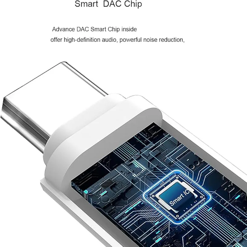 Universal USB-C to 3.5mm Audio Adapter - Type C Earphone Converter