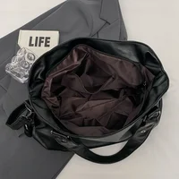 Femme Hobo sac à main grande capacité sacs à bandoulière grand style sac fourre-tout dames en cuir souple Hobos sacs de messager femmes Сумочки 6