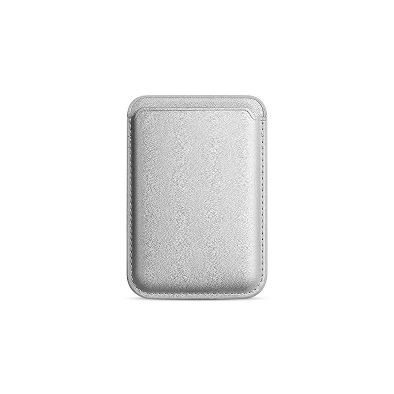 Leather Magnetic Card Wallet - Slim Credit Card Holder with Easy Access Design