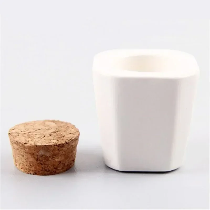 Nail Acrylic Liquid Nail Powder Acrylic Nail Powder Nail Kit Manicure Tools Nail Tools Ceramics Nail Cup Brush Dappen Bowl Holder Container 1Pcs