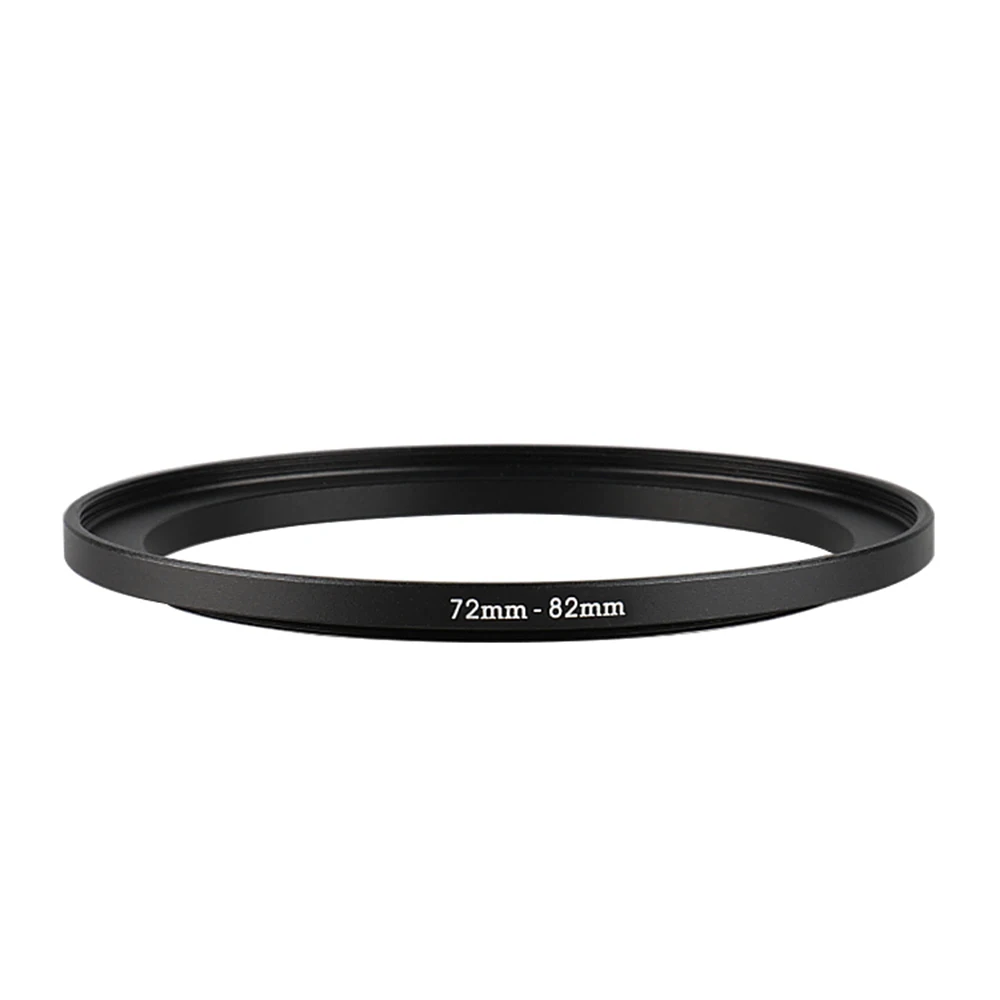 

Aluminum Black Step Up Filter Ring 72mm-82mm 72-82mm 72 to 82 Filter Adapter Lens Adapter for Canon Nikon Sony DSLR Camera Lens