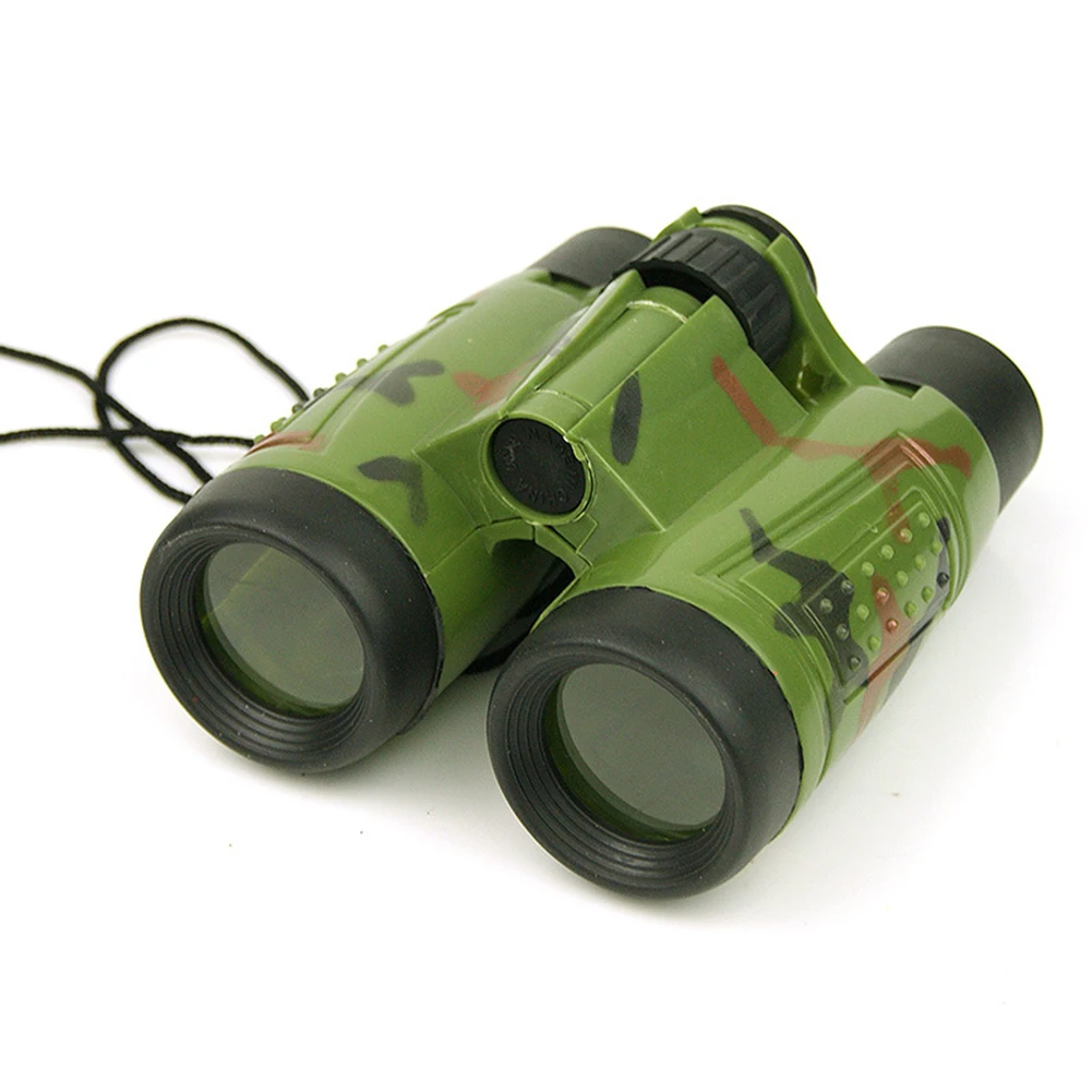 6x30 Binoculars Plastic Colorful Children Telescope with Neck Strap Children Simulation Outdoor Camping Survival Telescope Toys 5