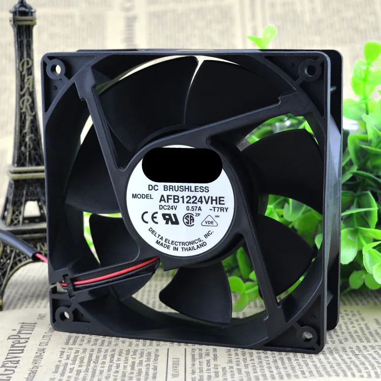 

Original new 100% working 12038 12cm AFB1224VHE DC 24V 0.57A inverter electric welding cooling fan