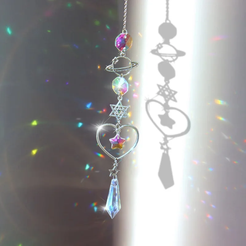 Crystal Wind Chime Rainbow Maker Sun Catcher Dream Catcher